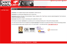 Tablet Screenshot of examready.com